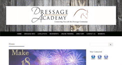 Desktop Screenshot of dressage-academy.com